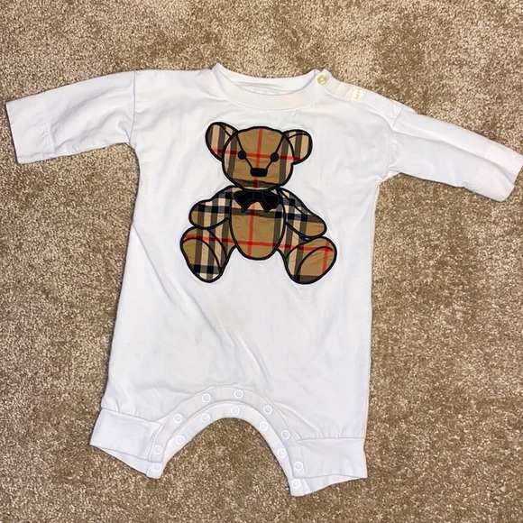 Burberry Other - Burberry Baby Thomas Bear Onsie Romper Size 1M